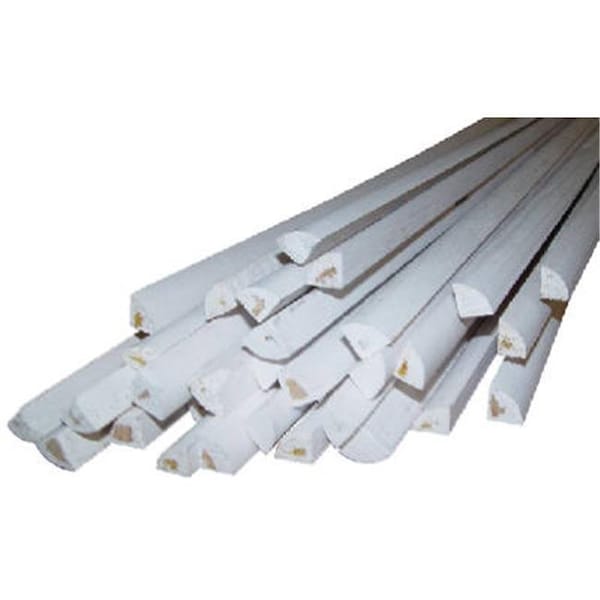 Alexandria Moulding 00100-20096C1 8 ft. Quarter Round Solid Pine Molding - Pack of 16